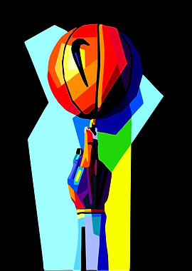 Pop Art Basketball Spin