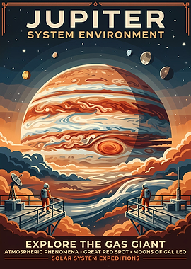 Jupiter System Environment Exploration Poster