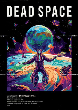 Dead Space Video Game Poster