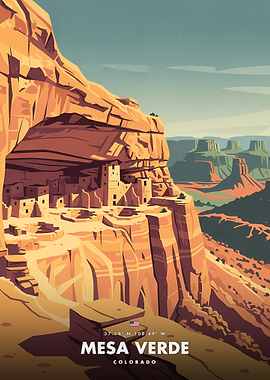 Mesa Verde National Park Poster