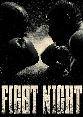 Fight Night Boxing Poster