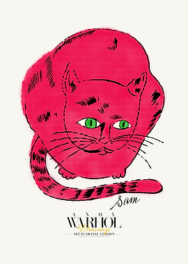 Warhol Drawings | Sam in Red