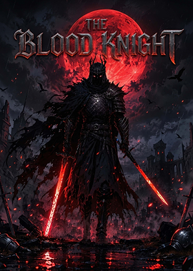 The Blood Knight Fantasy Art