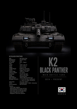 K2 Black Panther Main Battle Tank