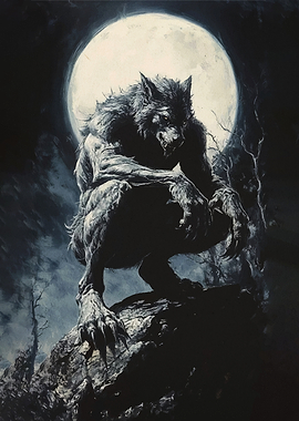 Werewolf under the Full Moon