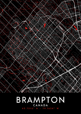 Brampton Dark Map