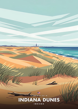 Indiana Dunes National Park Poster
