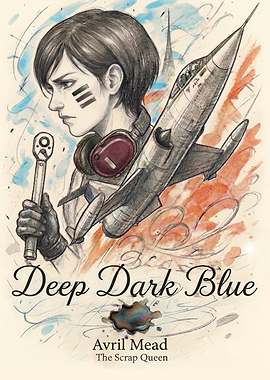 Deep Dark Blue - The Scrap Queen