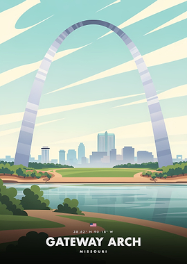 Gateway Arch, St. Louis Poster