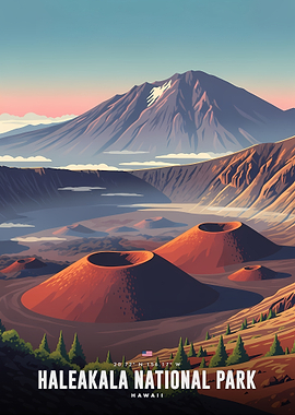 Haleakala National Park Poster