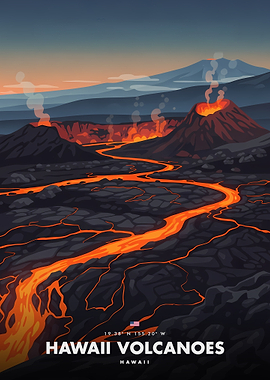 Hawaii Volcanoes Landscape