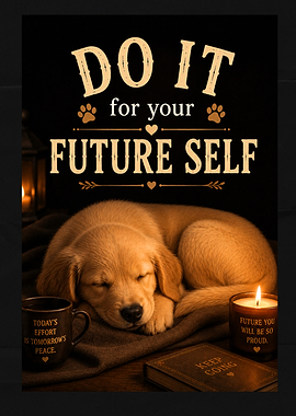 Puppy and inspirational quotes
