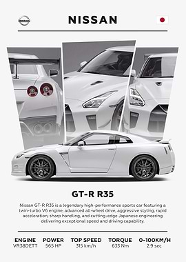 Nissan GT-R R35 Minimalist