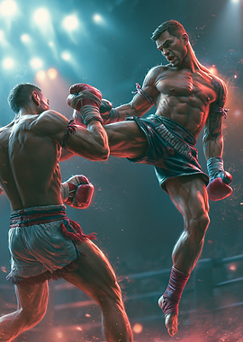 Muay Thai Fighters in Action