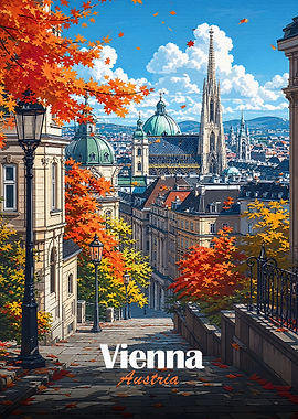 Vienna Autumn Cityscape