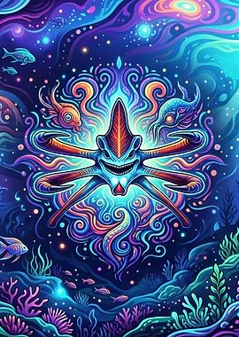 Psychedelic Subnautica