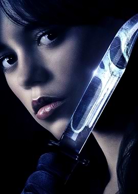 Woman with a knife