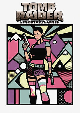 Lara Croft Tomb Raider Pop Art