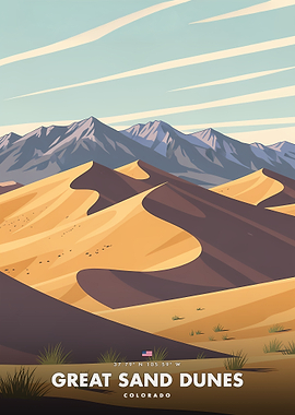 Great Sand Dunes National Park Poster