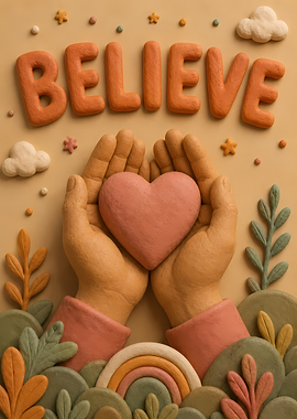 Claymation 'Believe' with Heart and Hands