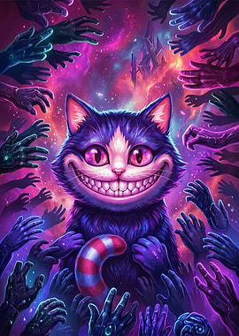 Cheshire Cat in Cosmic Hands