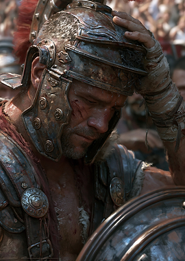 Roman Soldier in Armor