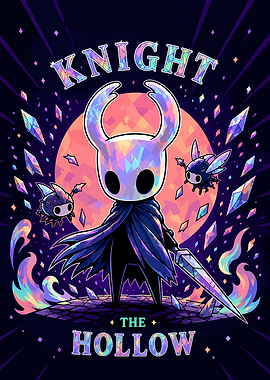 Hollow Knight Crystal Art