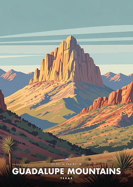 Guadalupe Mountains National Park Poster
