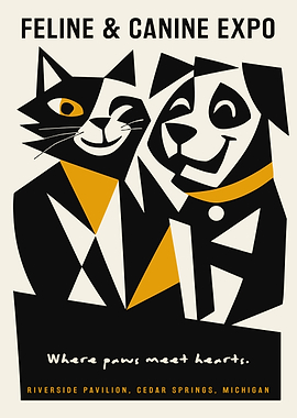 Feline & Canine Expo Poster