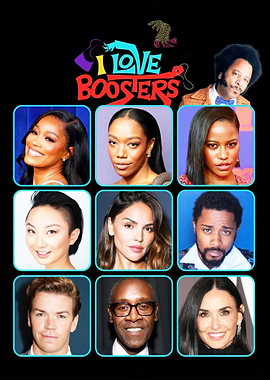 I Love Boosters Cast Collage