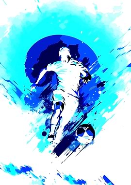 Soccer Player in Action