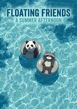 Floating Friends Summer Afternoon