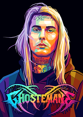 Ghostemane Pop Art Portrait