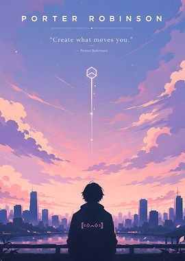 Porter Robinson Anime Cityscape