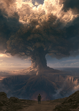 Epic Tree on a Cliff Edge