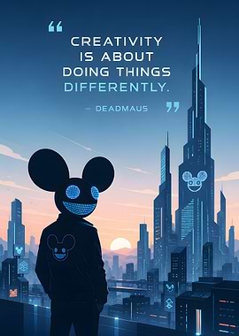 Deadmau5 in Futuristic City