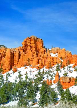 Red Rock Canyon in Winter