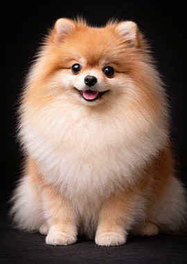 Adorable Pomeranian Dog