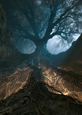 Mystical Ancient Tree Roots