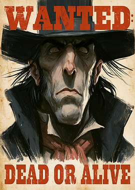 Wanted Dead or Alive Poster