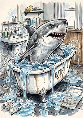 Shark in a Bathtub