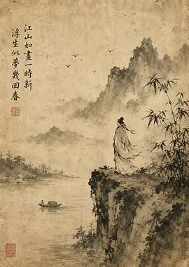 Traditional Chinese Landscape Painting