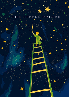 The Little Prince Reaching for Stars