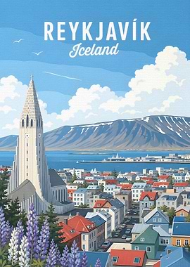 Reykjavik Iceland Cityscape