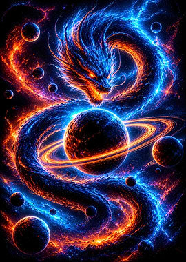 Cosmic Dragon Around Planets