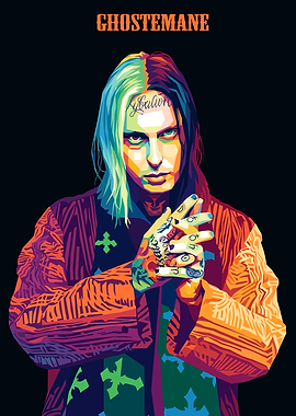 Ghostemane Pop Art Portrait