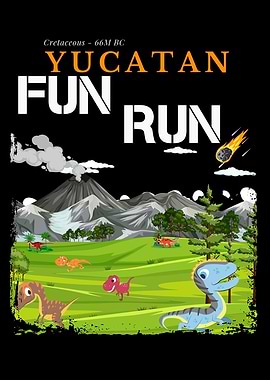Yucatan Fun Run Dinosaur Event