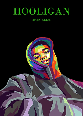 Baby Keem Hooligan Pop Art