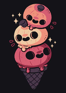 Halloween Pumpkins Ice Cream