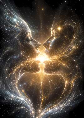 Cosmic Couple Kissing